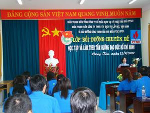 Đoàn viên thanh niên POS học tập tấm gương đạo đức Hồ Chí Minh