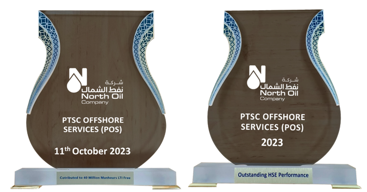 POS honored with Two (02) trophies “Outstanding HSE Performance” and “Contributed to 40 Million Manhours LTI Free”